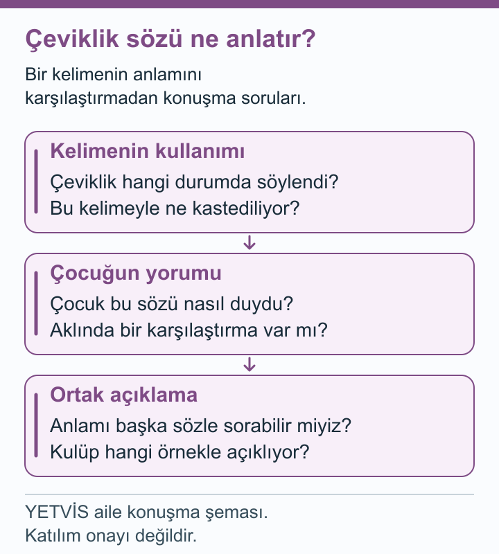 Kürekte Çeviklik Sözü: Aile Ne Anlamalı? YETVİS aile soru şeması: Çeviklik sözü ne anlatır? — aile soru şeması