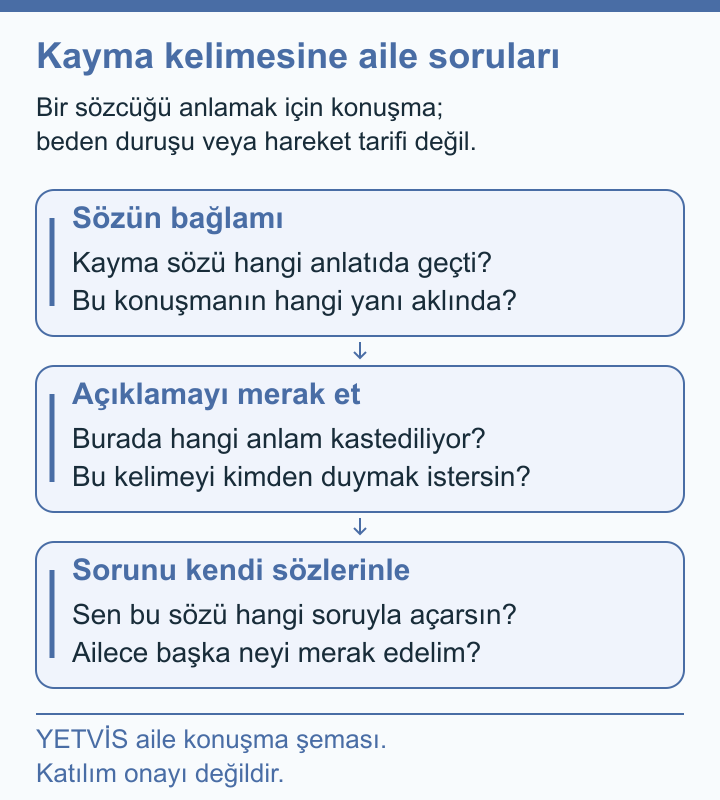 Buz Pateni Dilinde Kaymak ve Öğrenmek Ne Demek? YETVİS aile soru şeması: Kayma kelimesine aile soruları