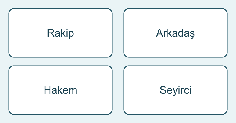 Su Topunda Centilmenlik ve Kurallar Rakip, arkadaş, hakem, seyirci.